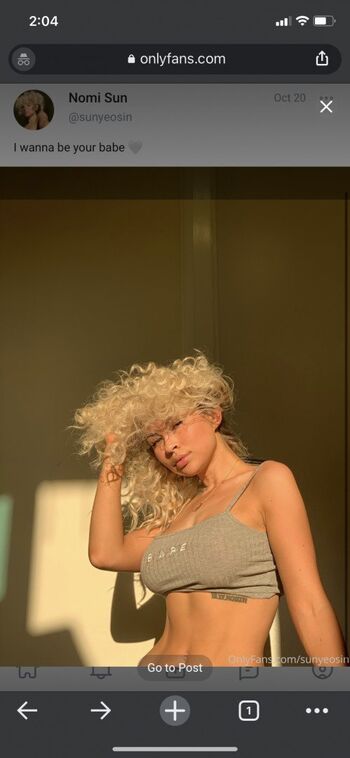 Full leaked Nomi sun private onlyfans photo